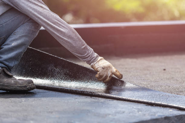 Professional Waterproofing technician working in Connersville, IN